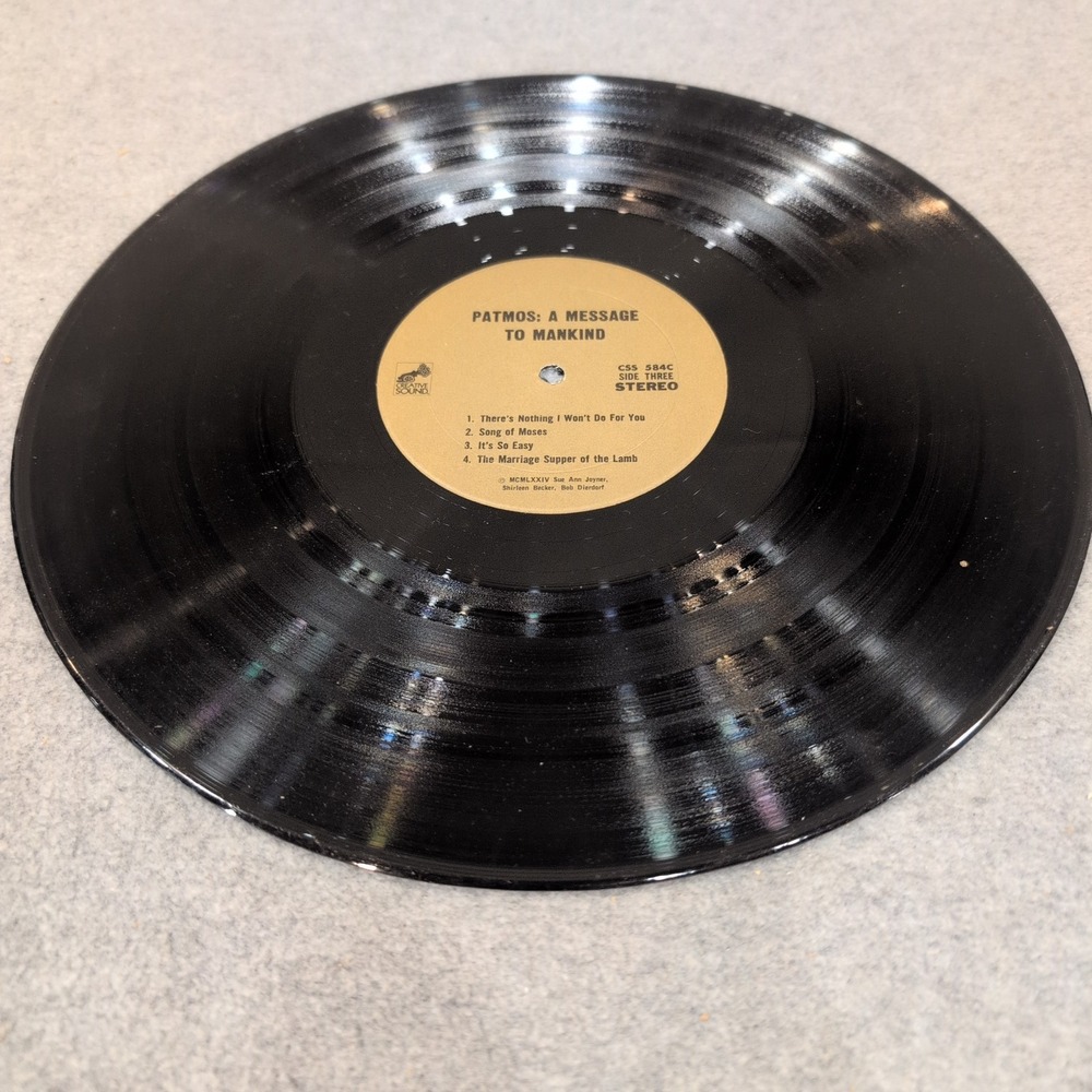 Patmos A Message To Mankind 2LP Vinyl Record 1974‎ Creative Sound CSS 584 VG - Picture 9 of 10